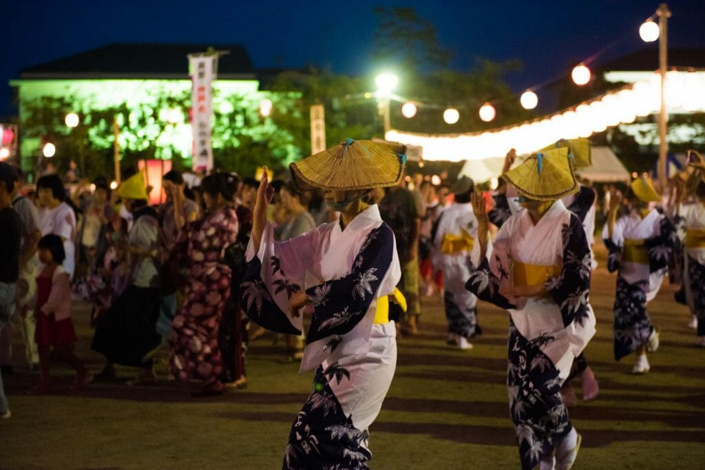 Tamba Sasayama Dekansho Festival  around the Sasayama Castle