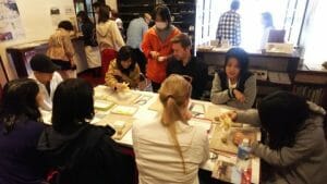 Making Chopstick Rests at the Historical Museum